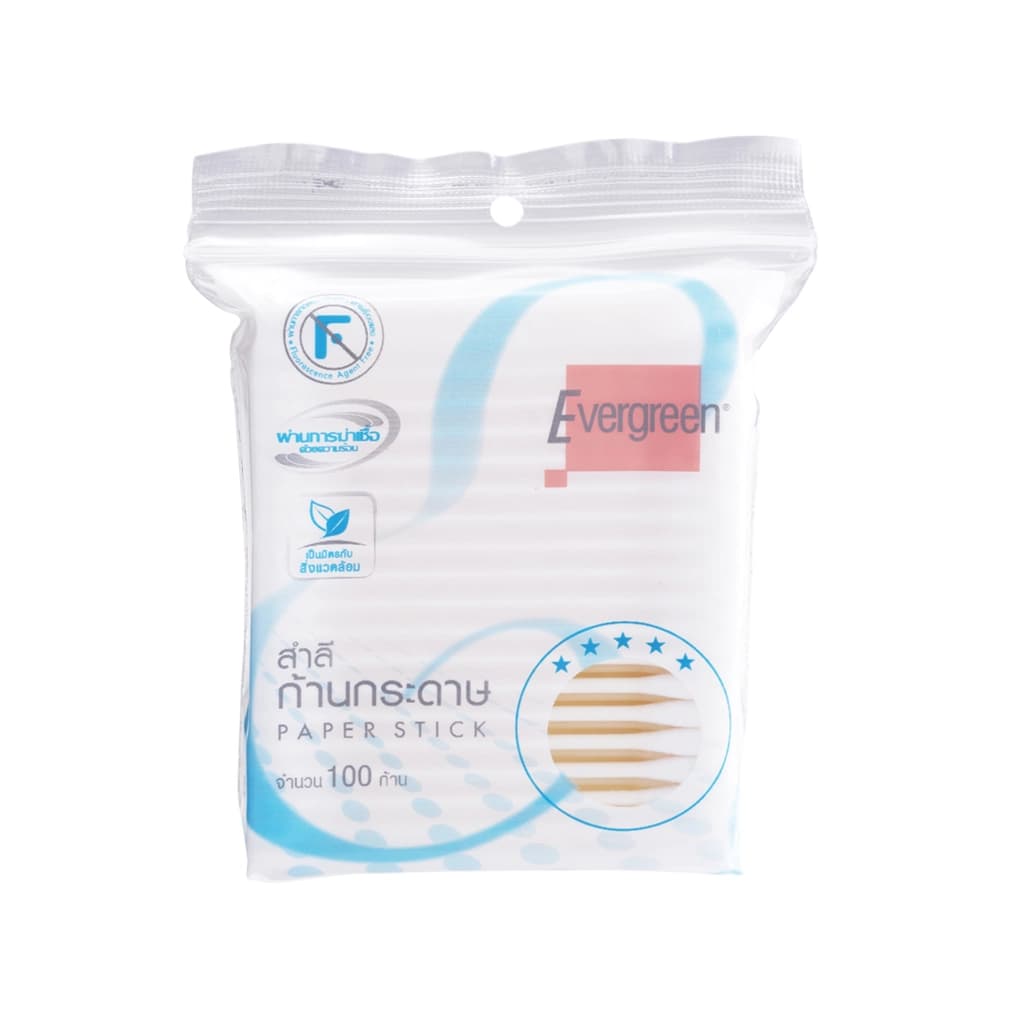 Cotton Bud Paper Stick 100PCS.