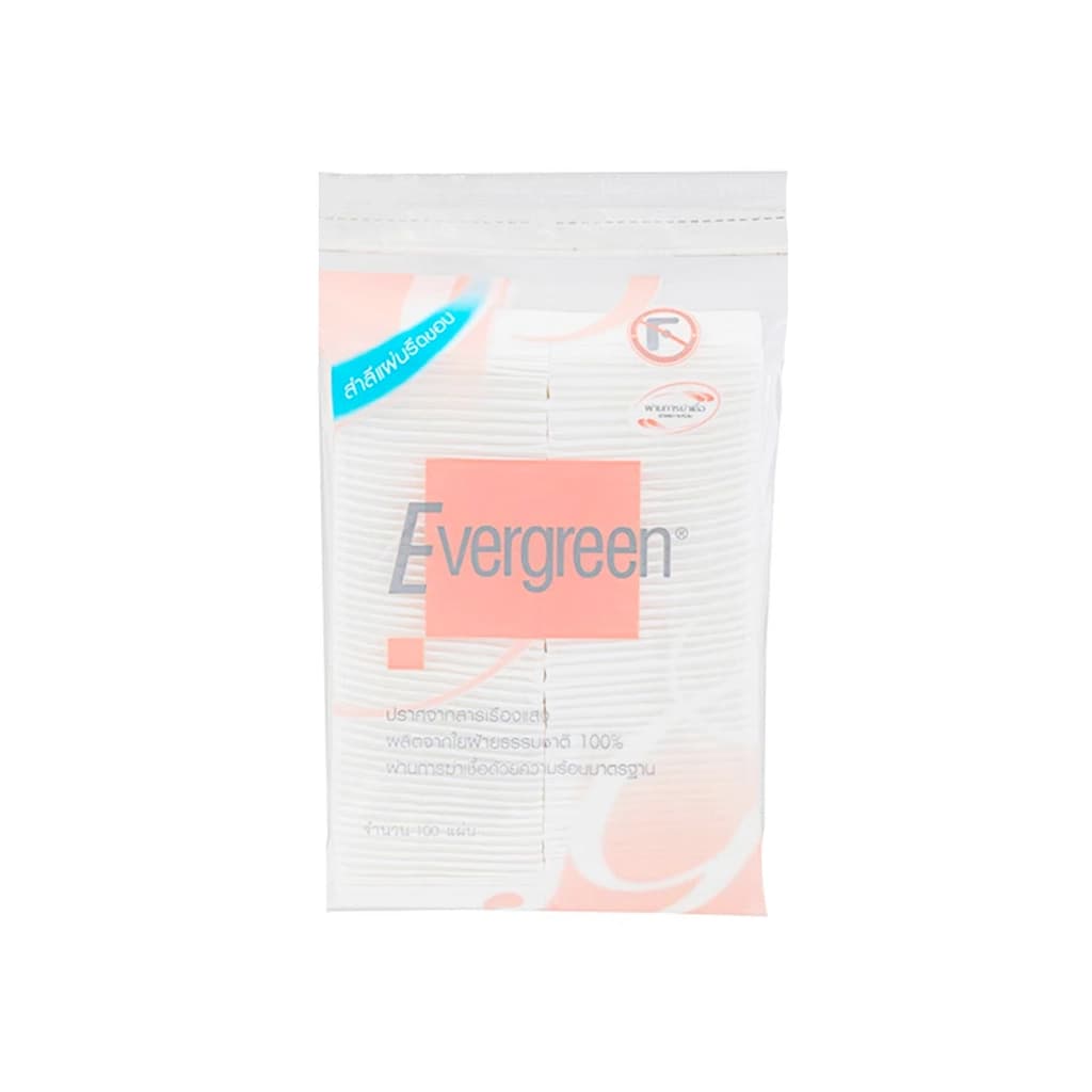 Evergreen Cotton Pad 100Sheets