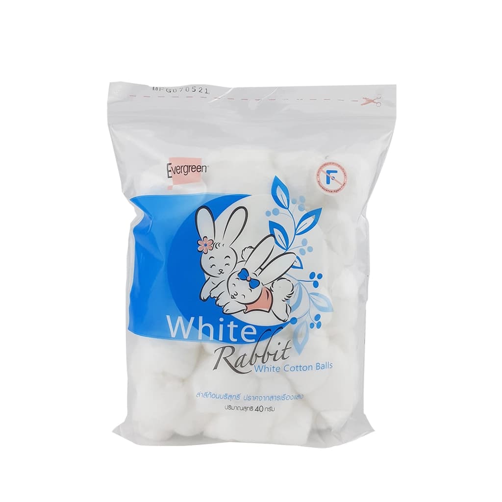 Evergreen Cotton Ball 40G.