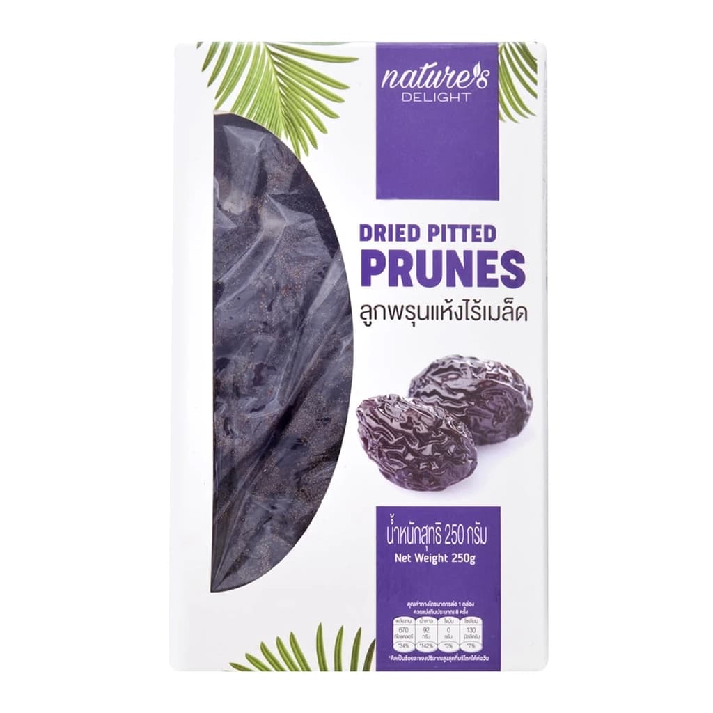 N.D.ลูกพรุนแห้งไร้เมล็ด 250g.