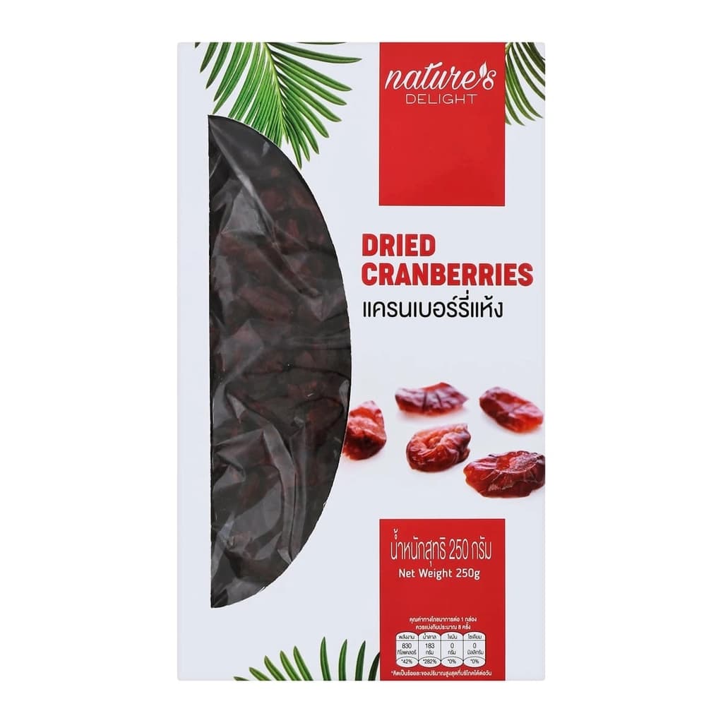 N.D.แครนเบอร์รี่แห้ง 250g.