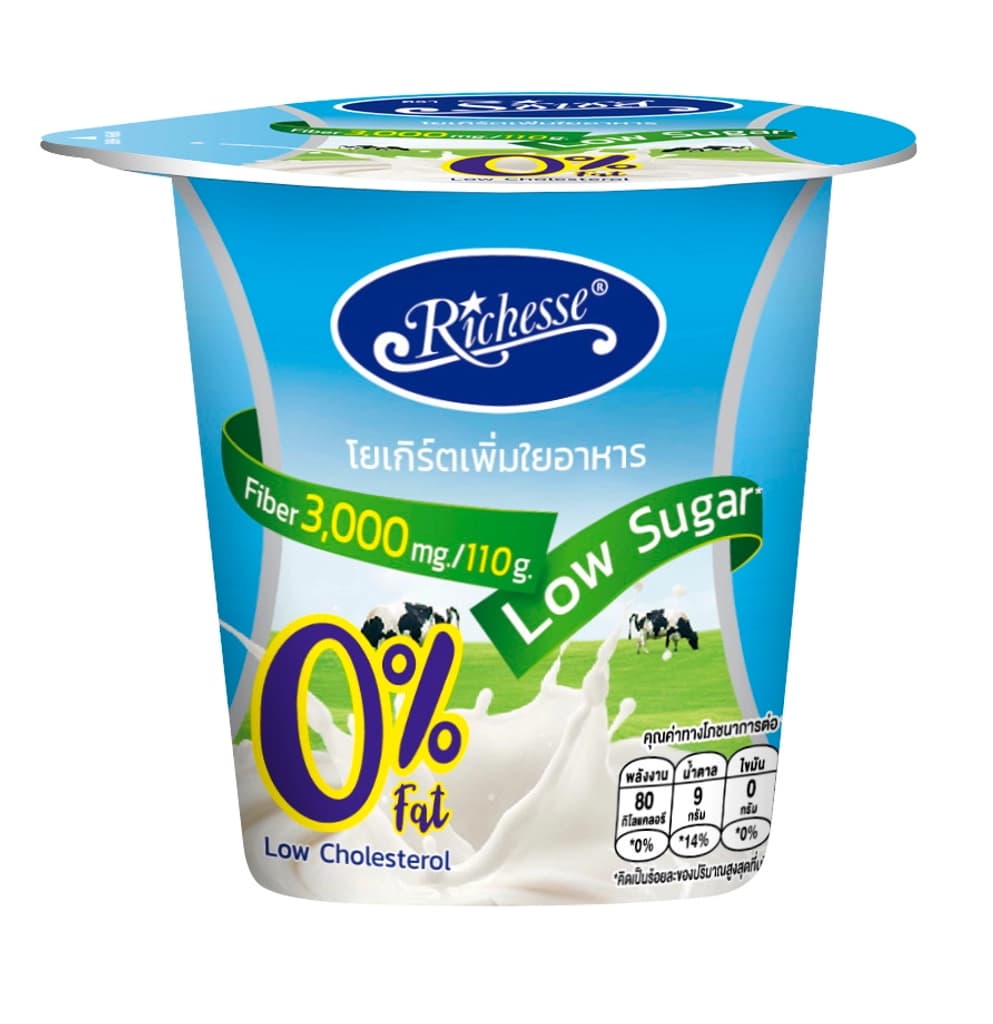 Richesse Yoghurt Enriched Fiber Non Fat 110G.