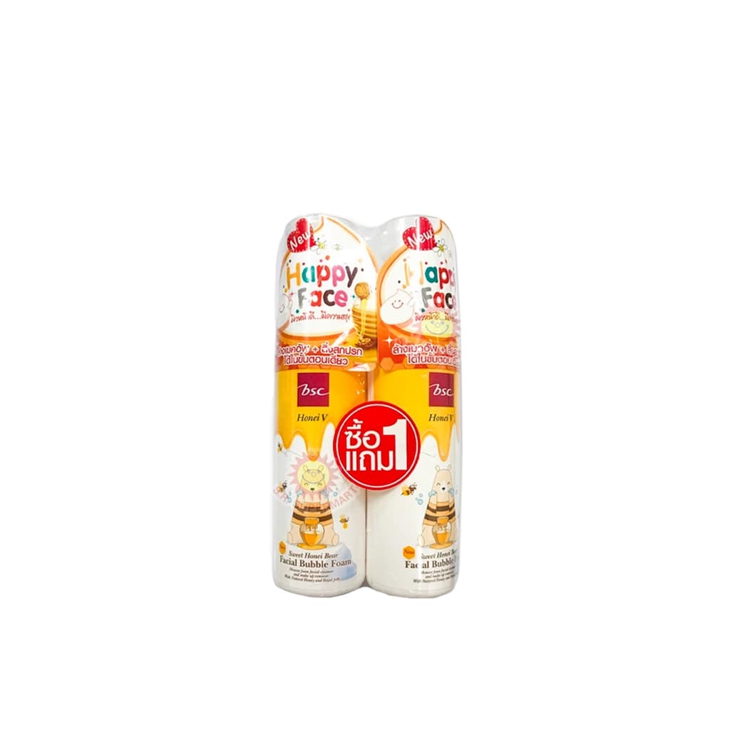 Honei V Bsc Facial Bubble Foam 160G. Pack 2