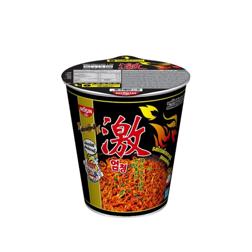 นิสชินคัพ บะหมี่กึ่งสำเร็จรูป รสไก่เผ็ดเกาหลี 71ก.