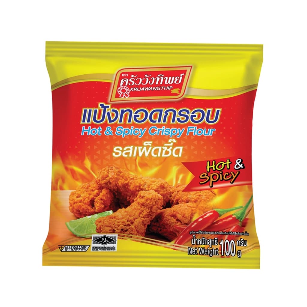 ครัววังทิพย์แป้งทอดกรอบ รสเผ็ดซี๊ด100g