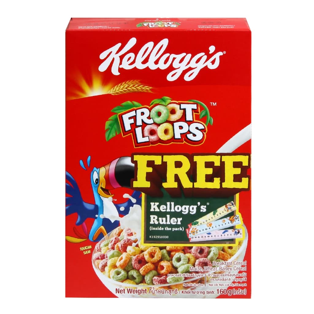 Kellogg's Cereal Fruit Loop 160G.