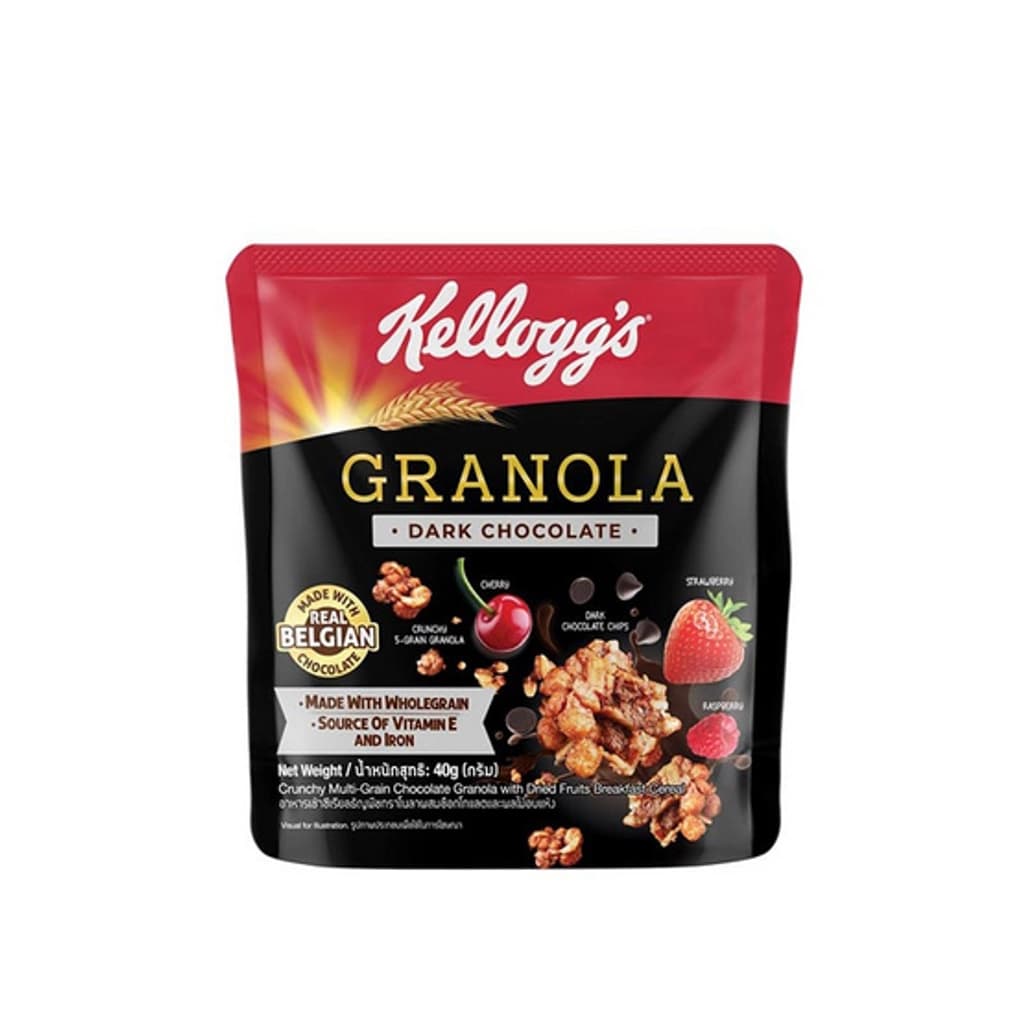 Kellogg's Dark Chocolate Granola 40G.