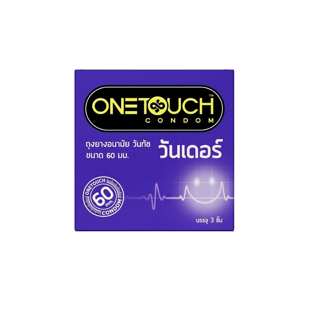 ONETOUCH Condom Wonderr 60mm 3pcs.