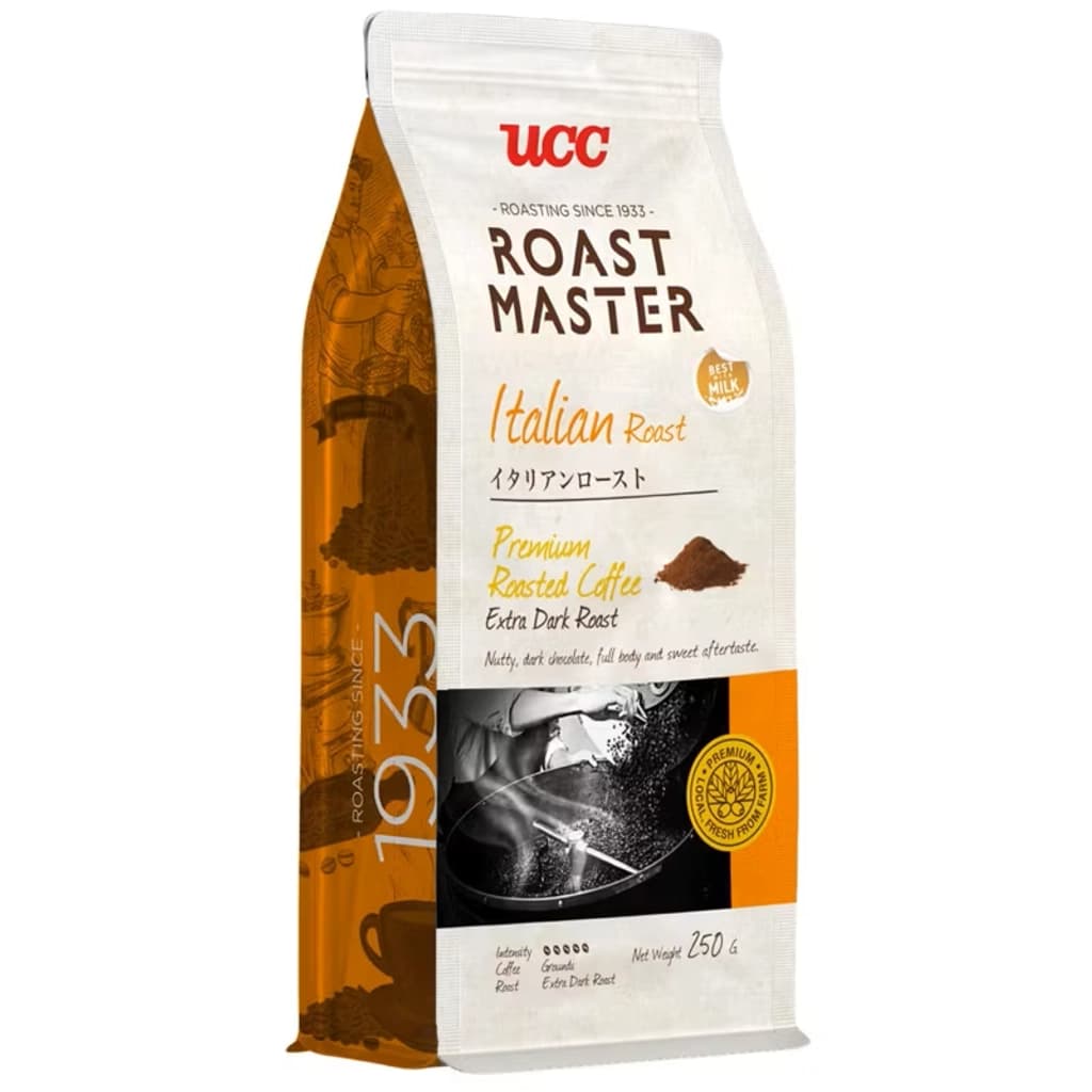 Ucc Italian Roast Ground Roasted 230G