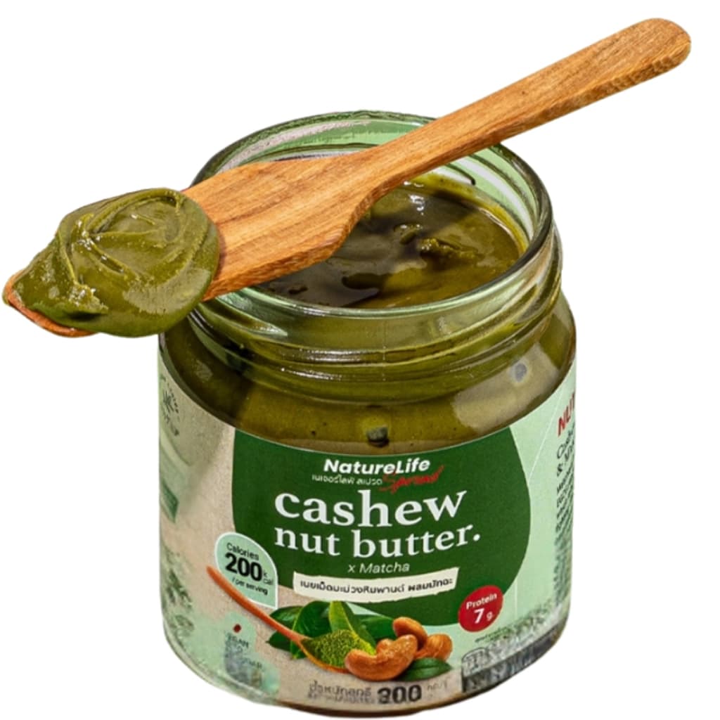 เนเจอร์ไลฟ์ เนยเม็ดมะม่วงหิมพานต์ชาเขียวมัทฉะ 200 กรัม
