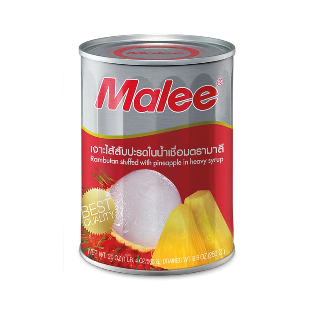 มาลี เงาะสอดไส้สับปะรดในน้ำเชื่อม 20 ออนซ์