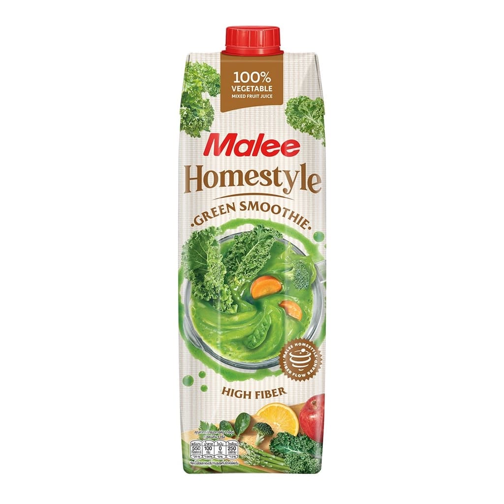 Malee Green Smoothie Vegetable Juice100% 1LT.
