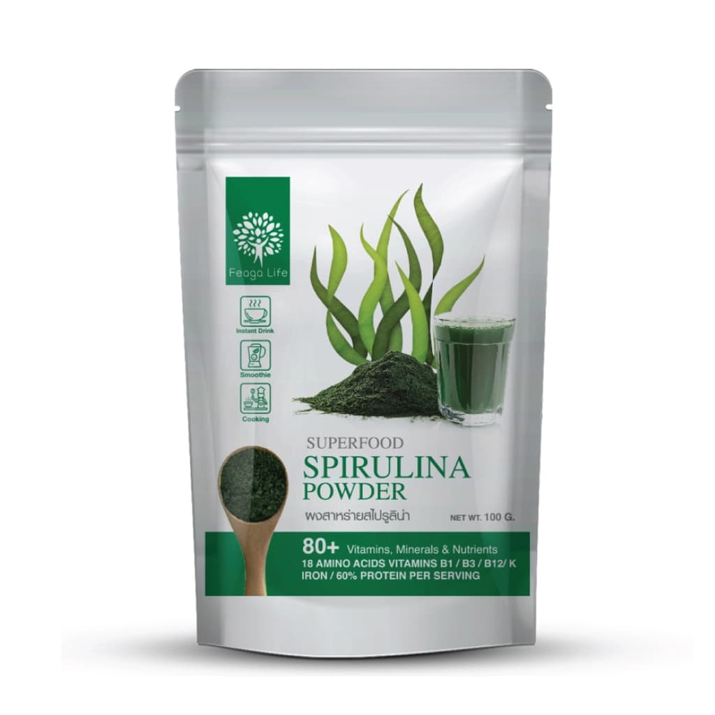 Feaga Life Organic Spirulina PWD 100G.