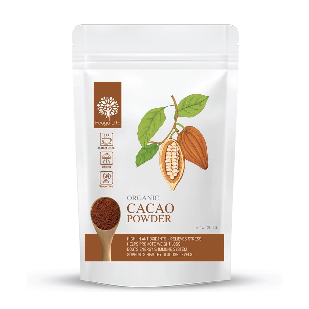 Feaga Life Organic Cacao Powder 200G.
