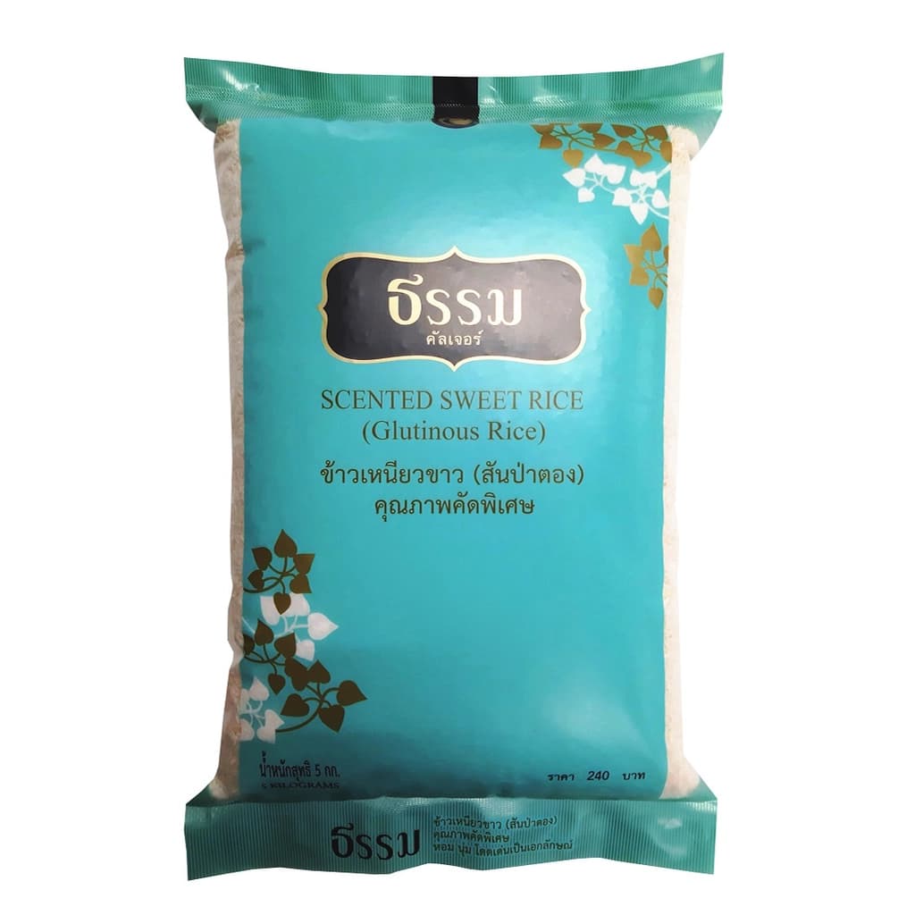 Thamm Scented Sweet rice (Glutinous rice) 5KG.