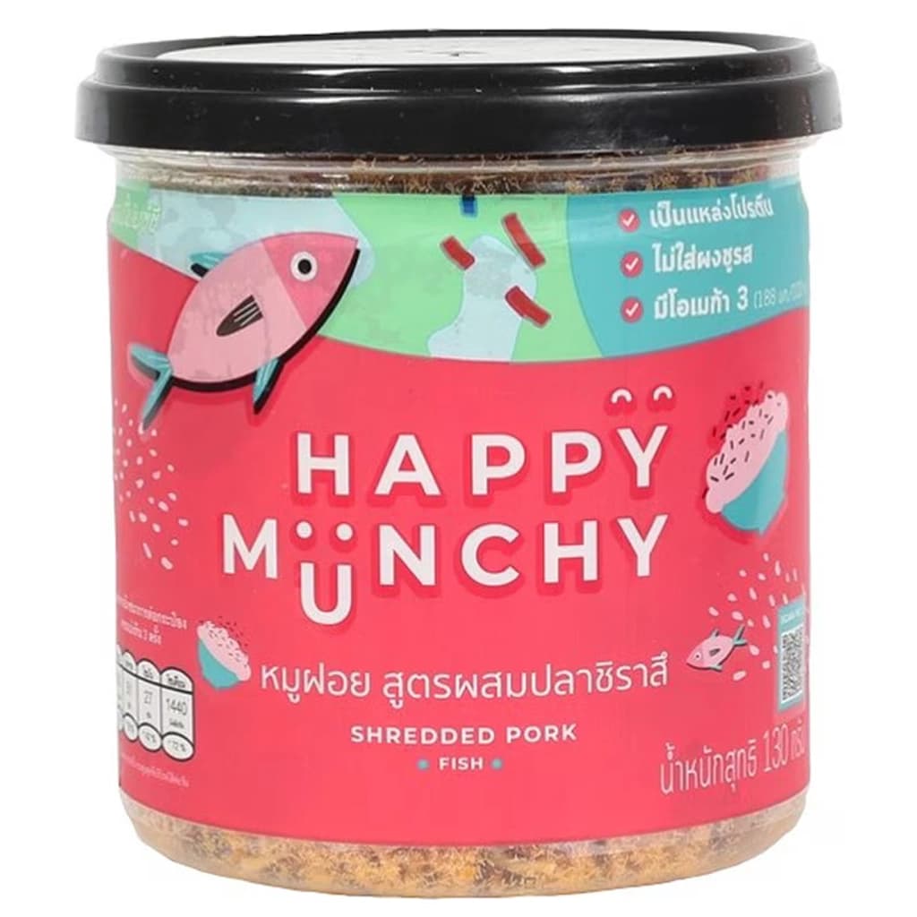 Happymunchy Pork Mixed Shirasu Fish 130G