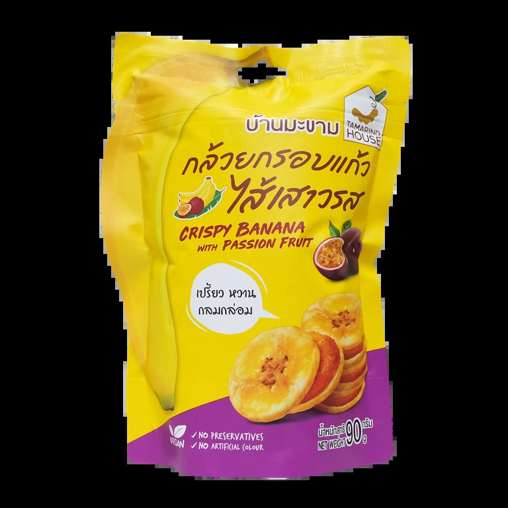 Tamarind House Crispy Banana With Passion Fruit 90G.
