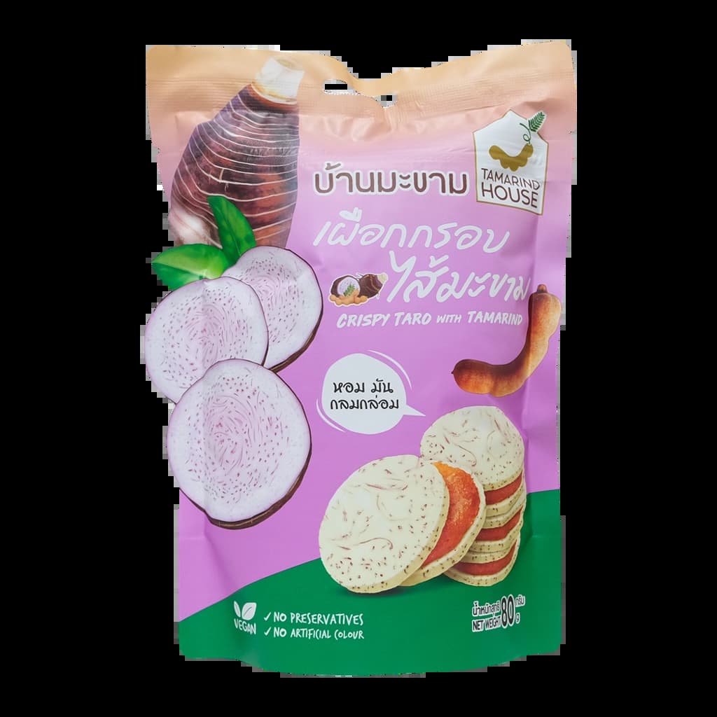 Tamarind House Crispy Taro With Tamarind Jam 80G.