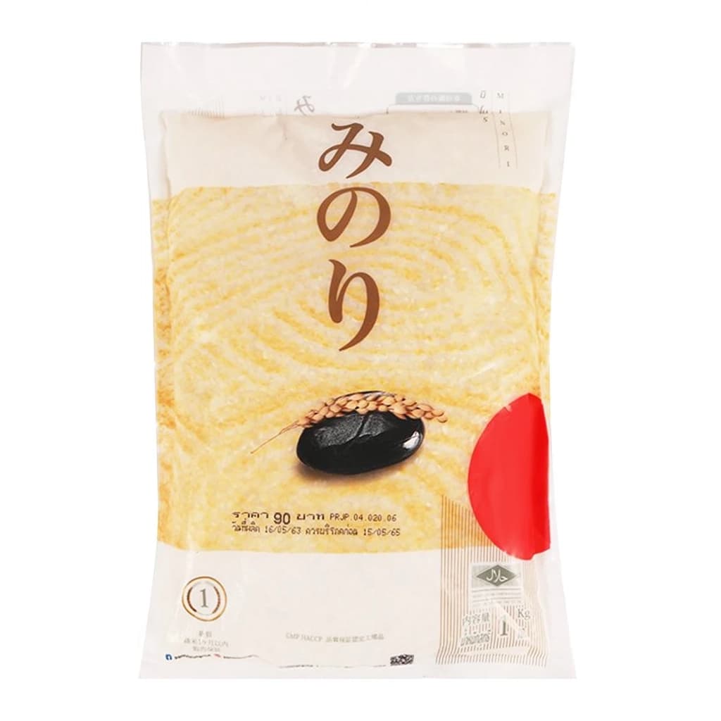 มิโนริ ข้าวญี่ปุ่นพันธุ์ซาซานิชิกิ 1กก.
