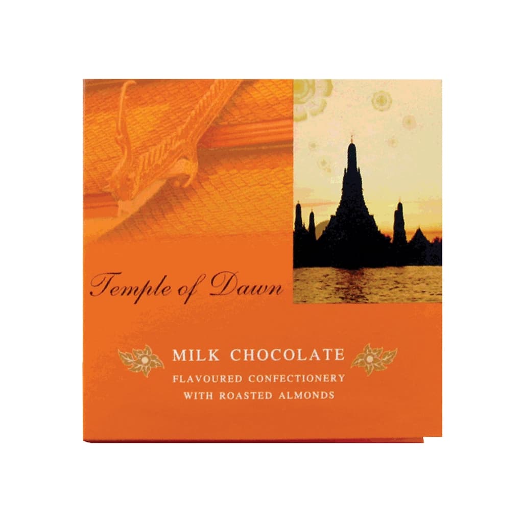 Gallo Temple Of Dawn Milk Chocolate with Almonds Nut 68G. 