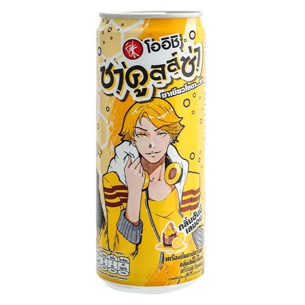 ชาคูลล์ซ่า ชาเขียวฮันนี่เลมอน320ML.