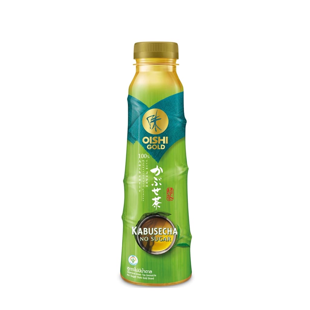 Oishi Gold Kabusecha Japanese Green Tea Drink No Sugar Formula 400ML.