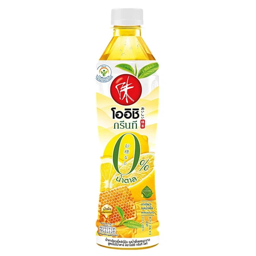 โออิชิ กรีนที ฮันนี่เลมอน 380 มล. 0%