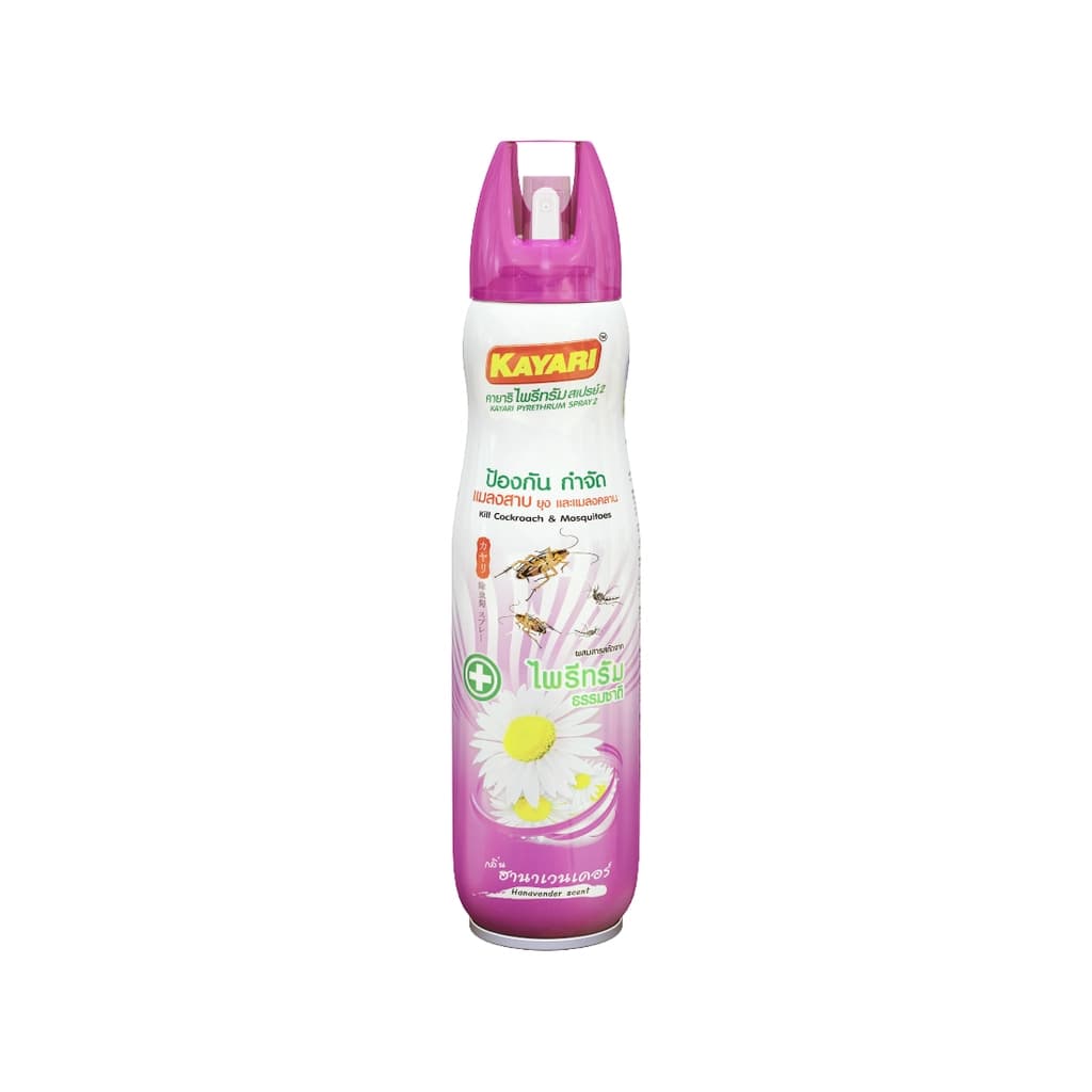 Kayari Spray 2 Cockroach & Mosquitoes Hanavender Scent 600ML.