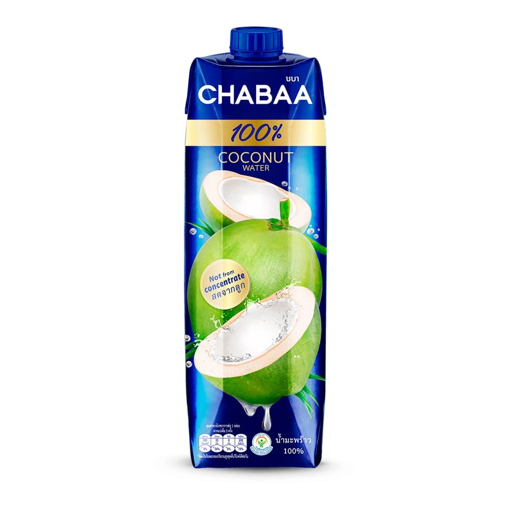 Chabaa Coconut Water 100percent 1000ML.