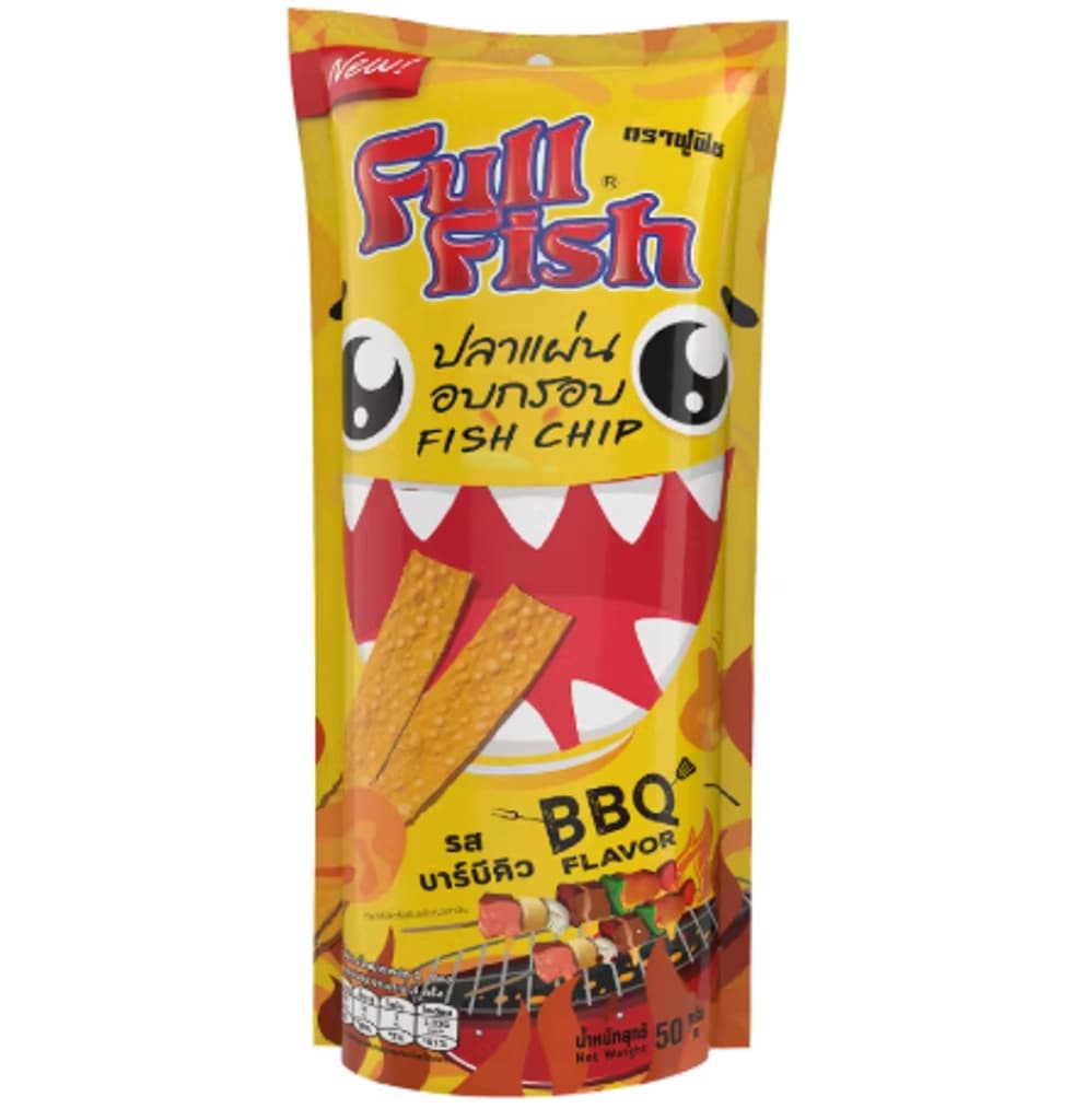 Fullfish Crispy Fish Chip-Bbq 40G
