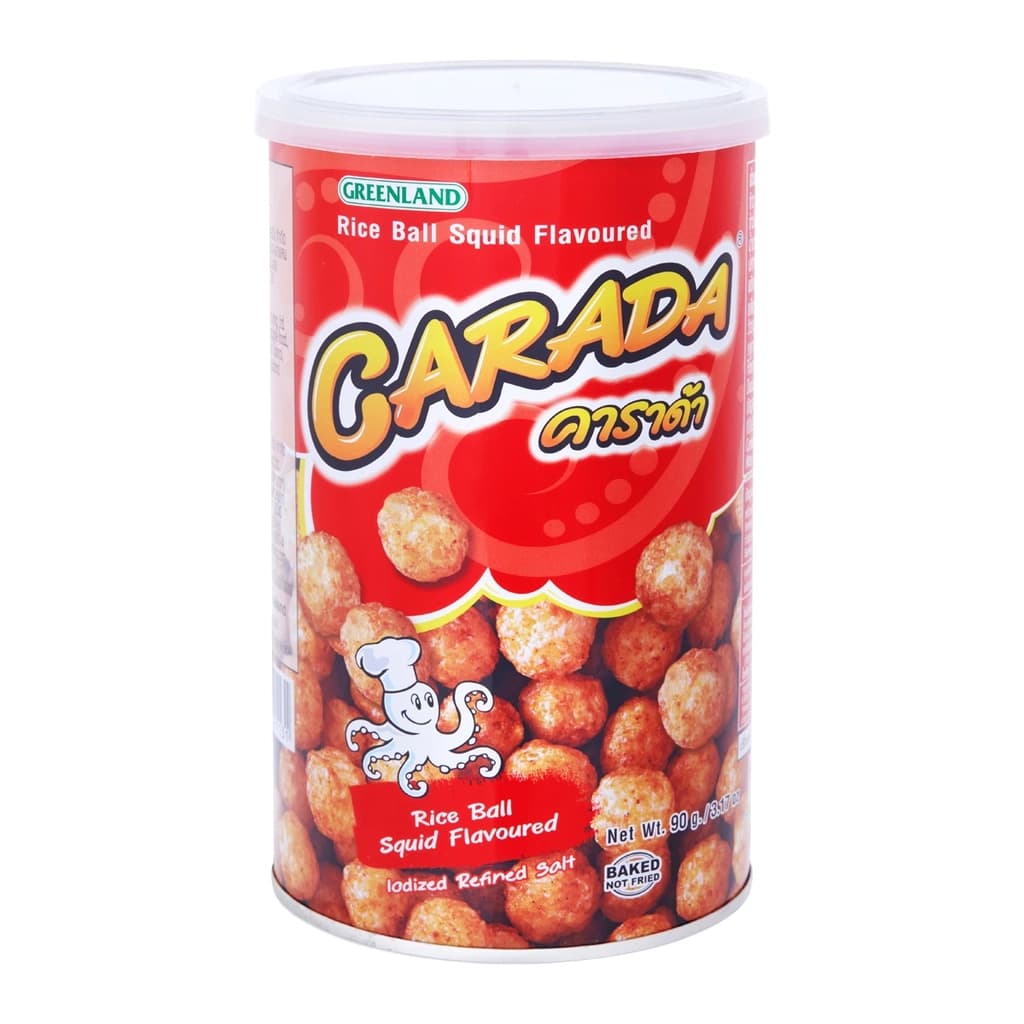 คาราด้า ขนมอบกรอบรสปลาหมึก 90G.