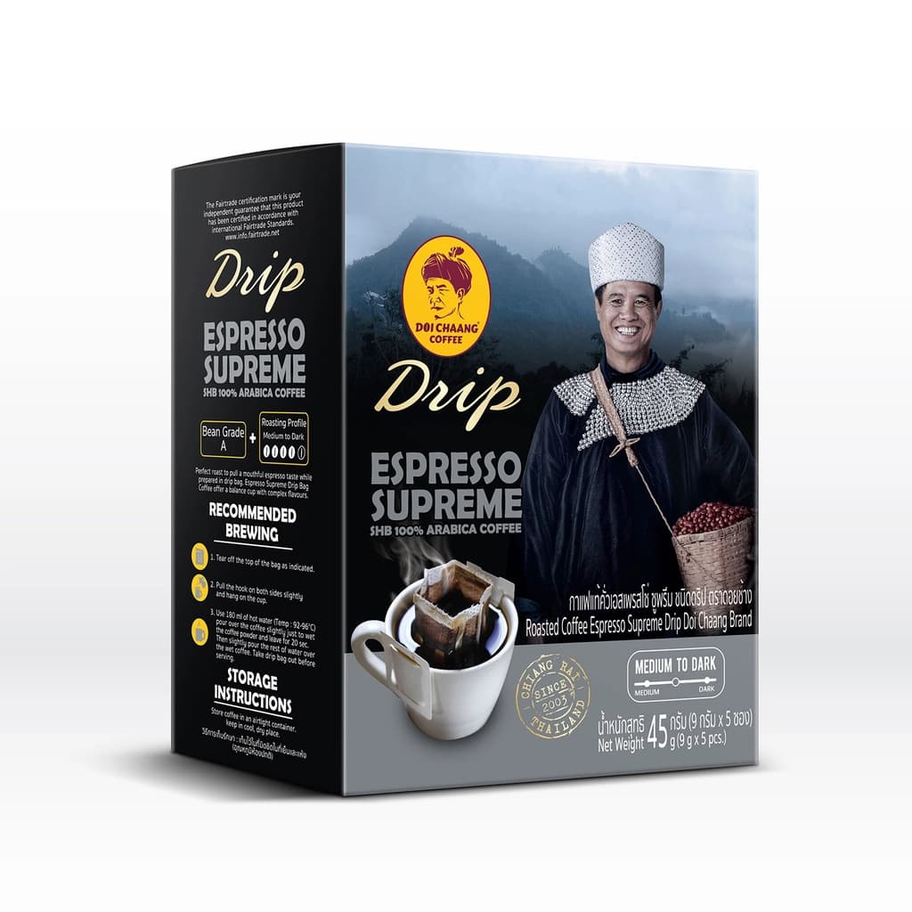 ดอยช้างกาแฟ เอสเพรสโซ่ซูพรีมดริป 45กรัม