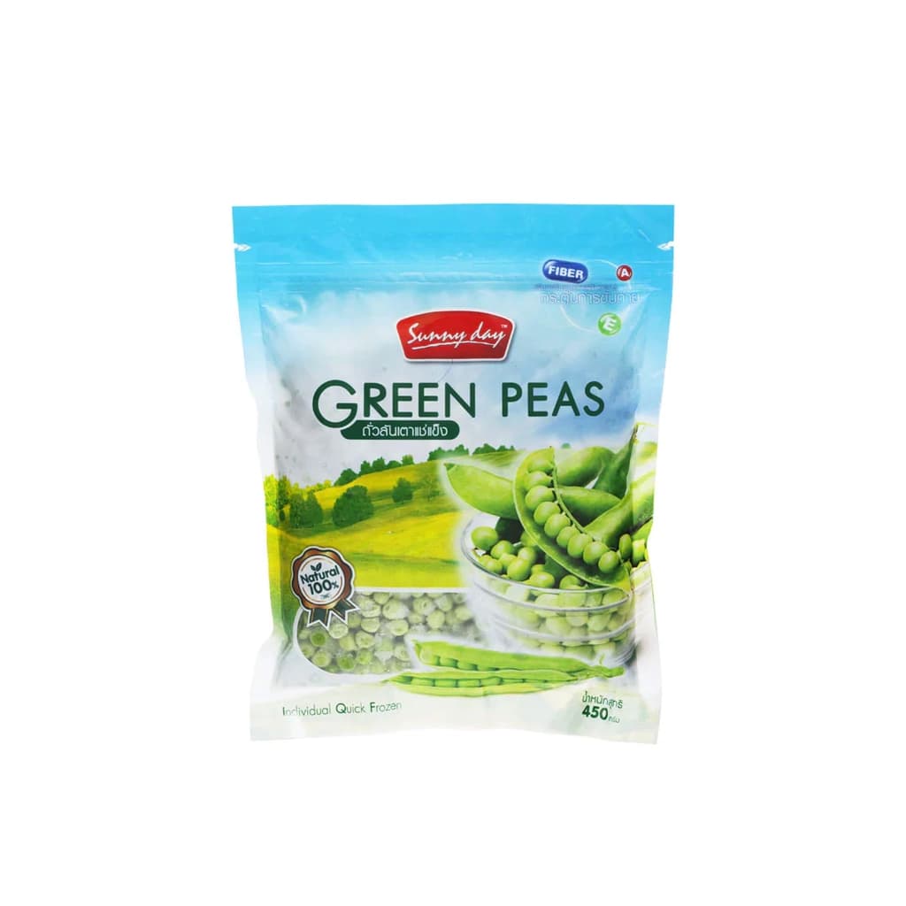 Sunny Day Frozen Green Peas 450G.
