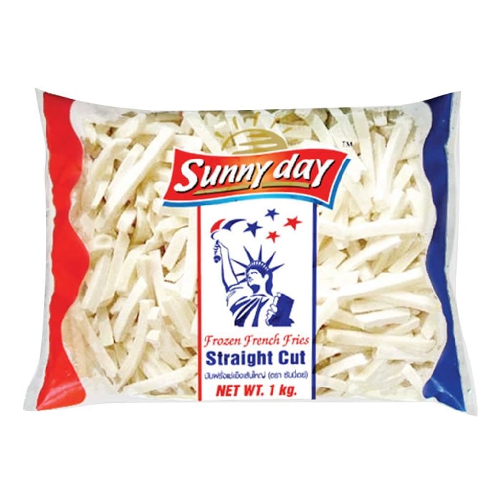 Sunny Day Frozen French Fries Straight Cut 1KG.