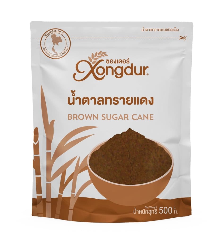ซองเดอร์ น้ำตาลทรายแดงจากธรรมชาติ500ก.