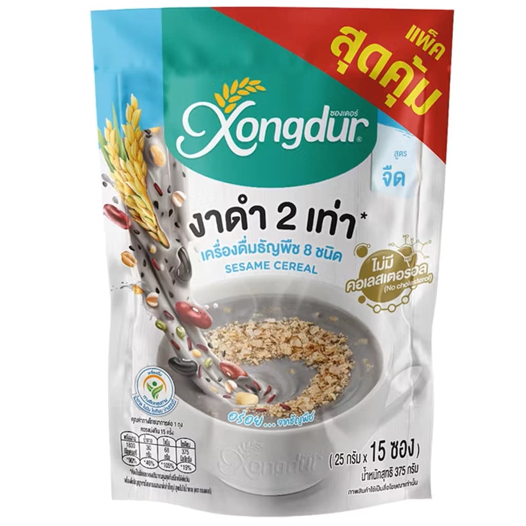 ซองเดอร์ ธัญญาฯผสมงาดำรสจืด 25ก. แพ็ค 15