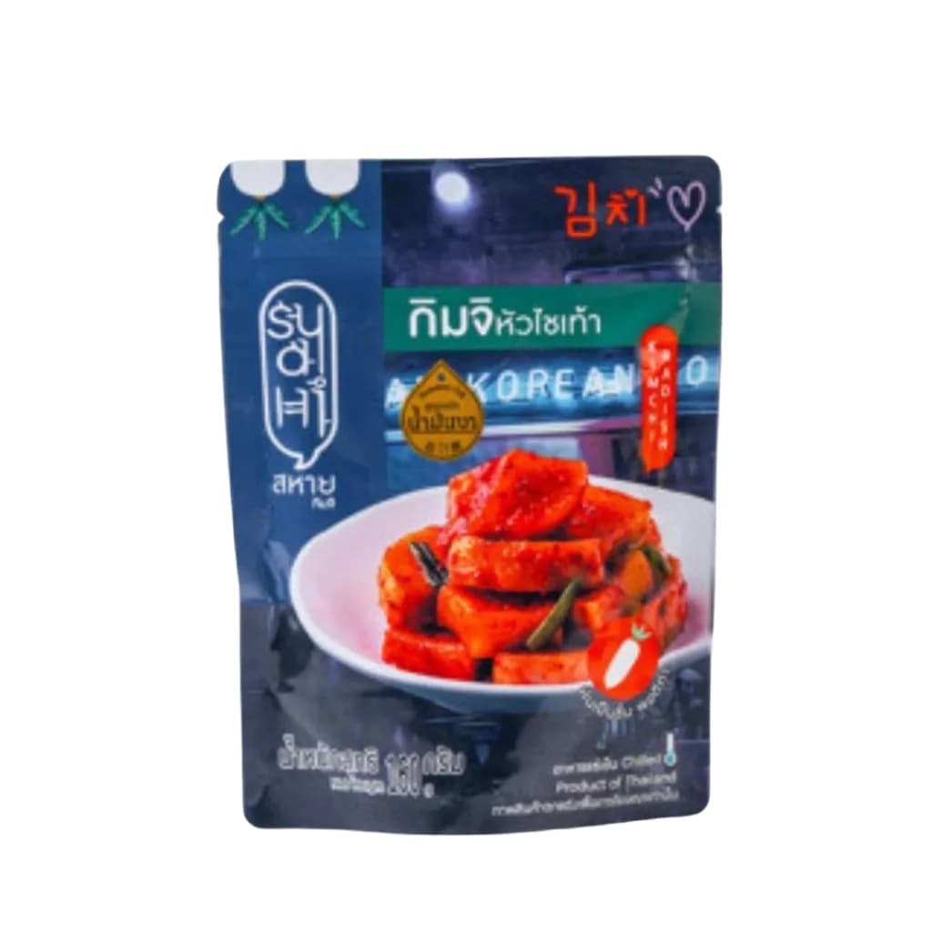 GM สหาย กิมจิไชเท้า หมักน้ำมันงา 160ก