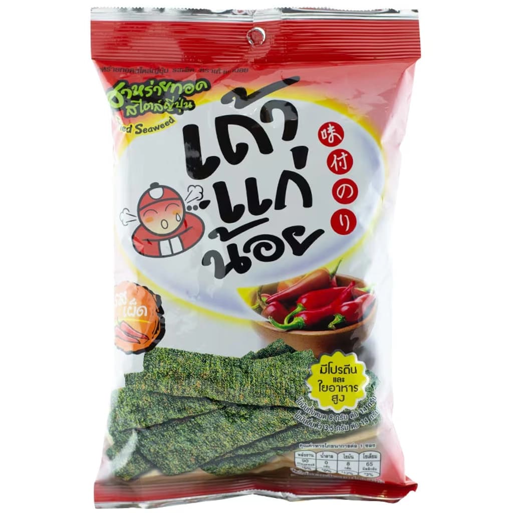 เถ้าแก่น้อย สาหร่ายญี่ปุ่นปรุงรสเผ็ด10ก