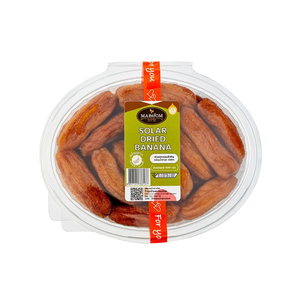 Maesom Solar Dried Banana Natural 900G.