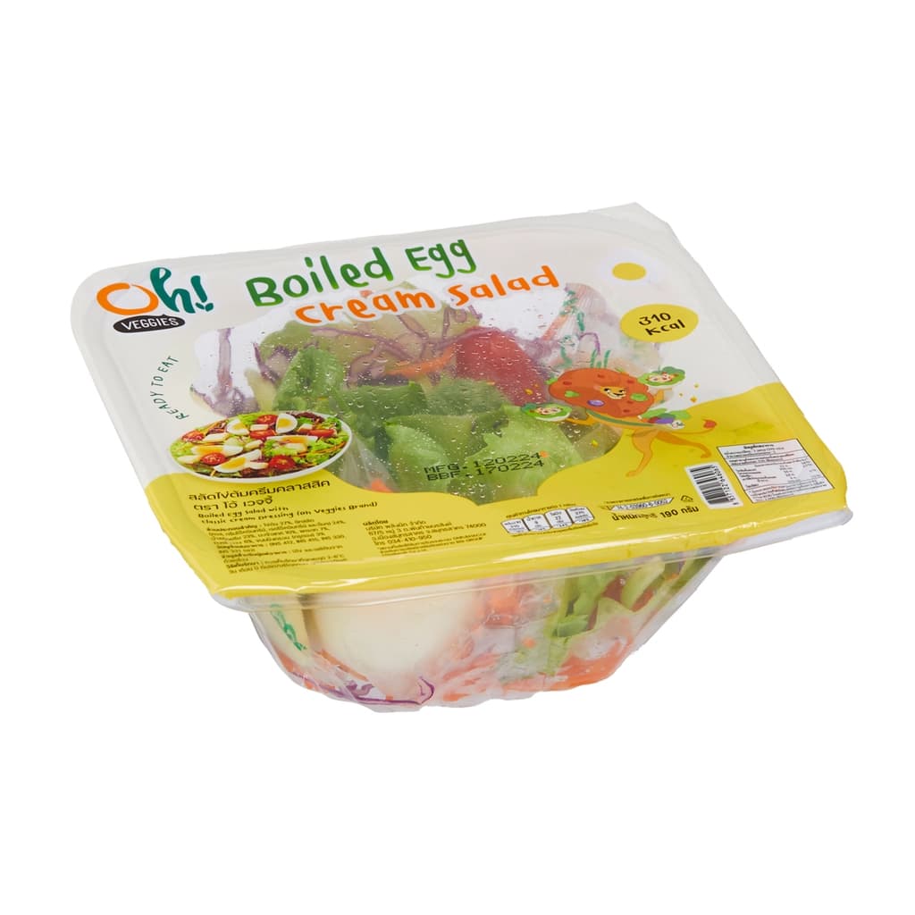 โอ้เวจจี้ สลัดครีมไข่ต้ม 160ก.