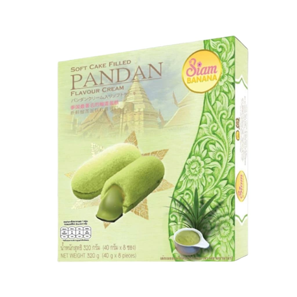 สยามบานาน่า เค้กสอดไส้รสใบเตย 320ก.