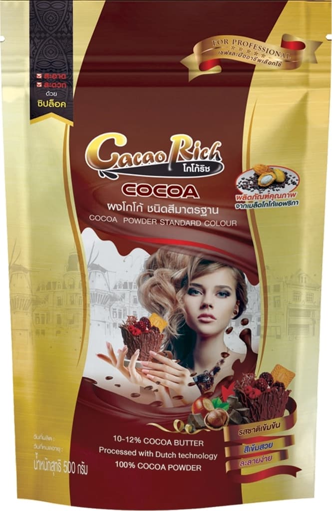 โกโก้ริช ผงโกโก้สีมาตรฐาน 500G.