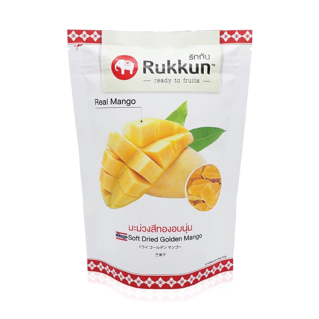 Rukkun Premium Dired Golden Mango 85G.