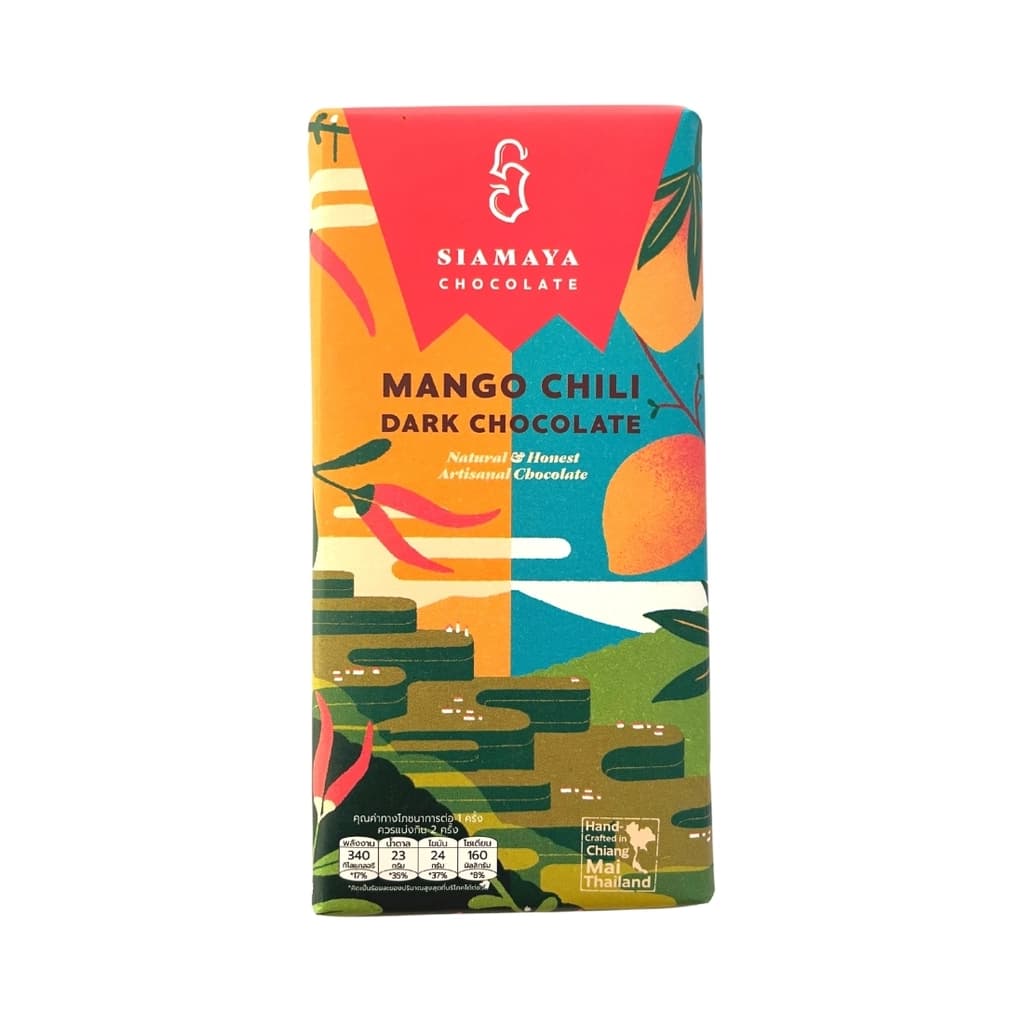 Siamaya Mango Chili Dark Chocolate 75G.