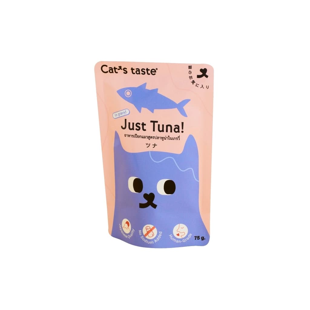 Cat'S Taste Pouch Tuna In Gravy 75 G.
