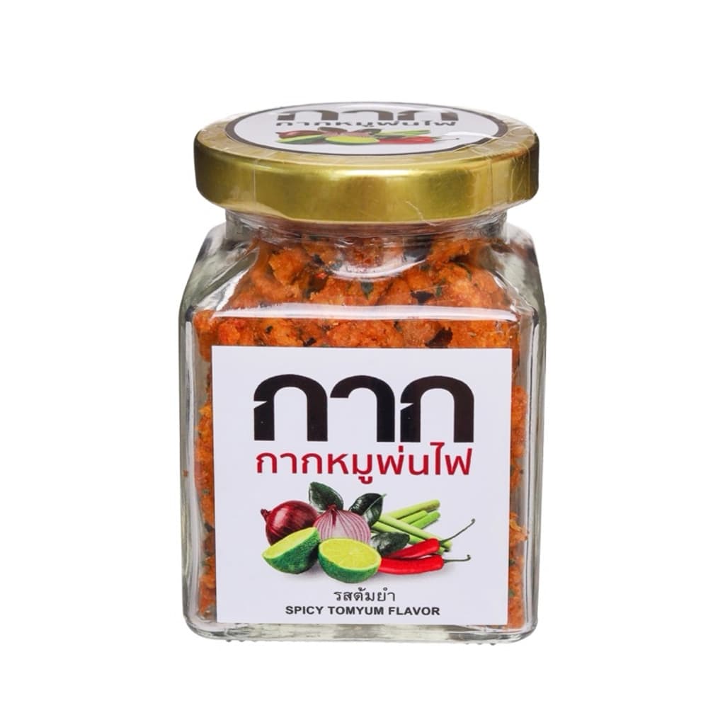 กากหมูพ่นไฟ รสต้มยำ 70กรัม