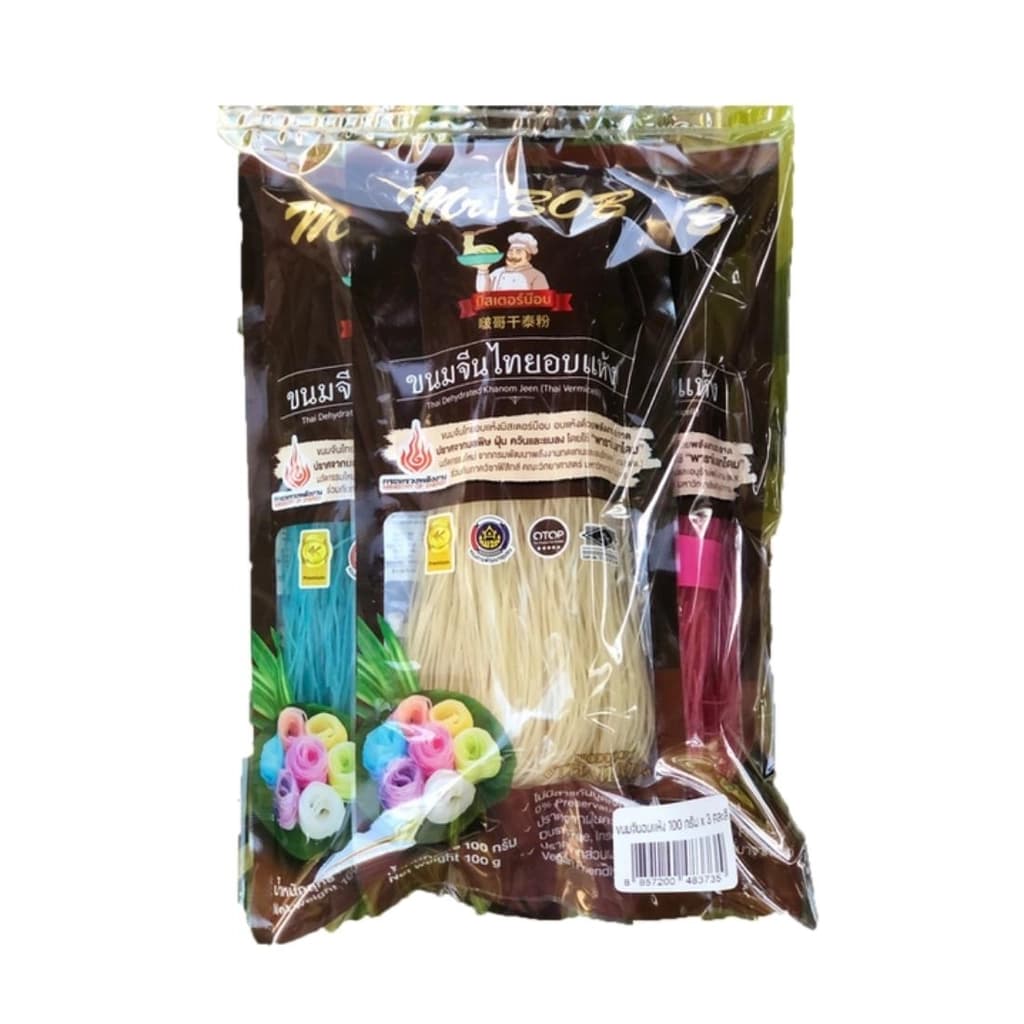 Mr. Bob Thai Dried Vermicelli Bundle 100G. Pack 3