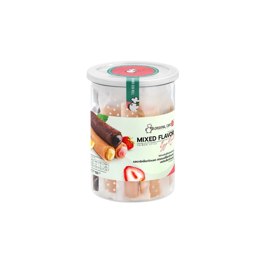 Original Cake Mixed Flavor Egg Roll 150G.