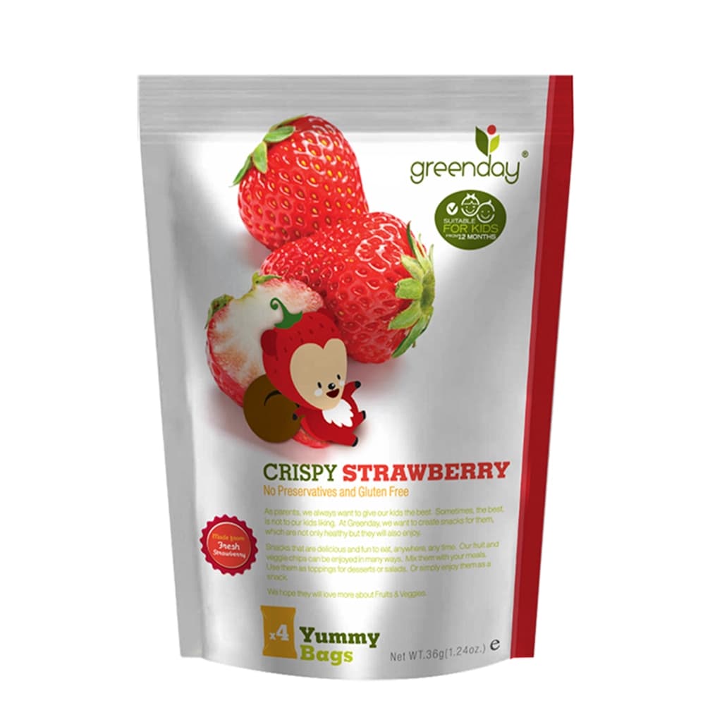 Greenday Fruit Farm Crispy Strawberry 36G.