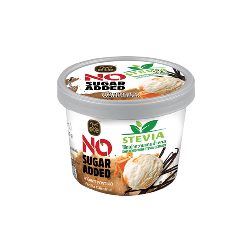 Ete No Sugar Added Vanilla Caramel 80ML.